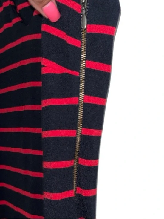 Banana Republic Striped V-Neck Midi Dress, P2P:19-21”, L:36 - Picture 8 of 8